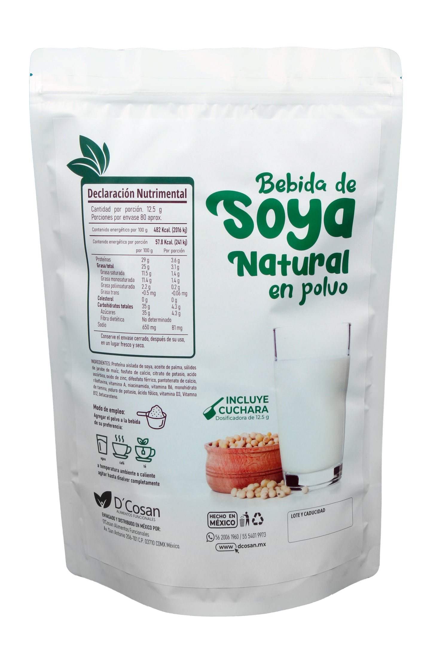 LECHE DE SOYA EN POLVO