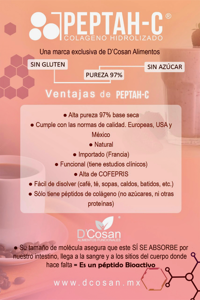 Colágeno Hidrolizado PEPTAH-C  ROSA GOLD